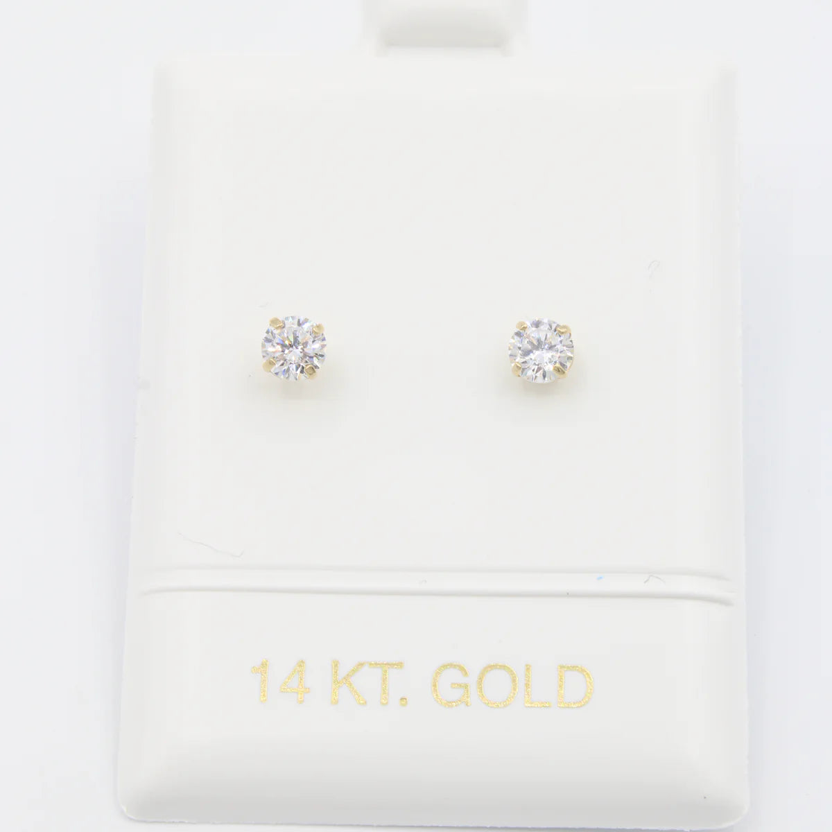 14K CZ Earrings