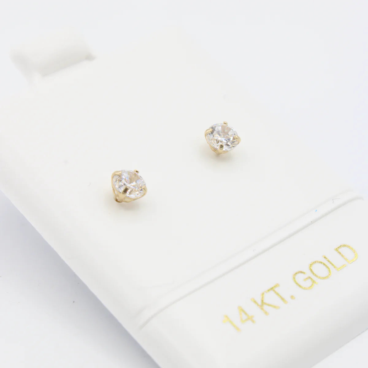 14K CZ Earrings