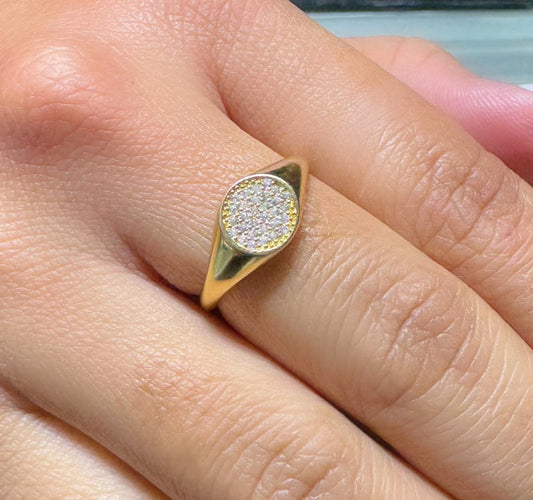 14K Circle Ring
